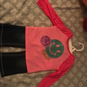 Long sleeve shirt and Jeans